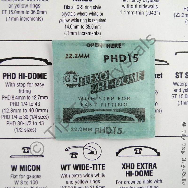 GS PHD 15 Watch Crystal - Click Image to Close