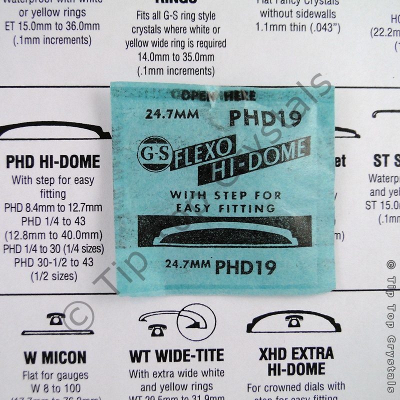 GS PHD 19 Watch Crystal - Click Image to Close