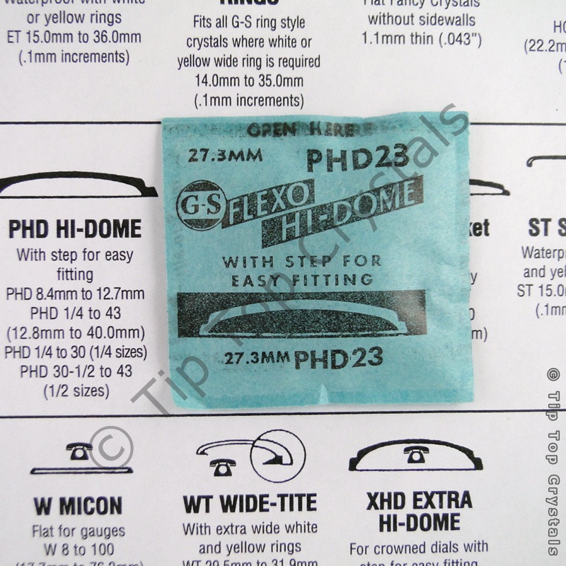 GS PHD 23 Watch Crystal - Click Image to Close