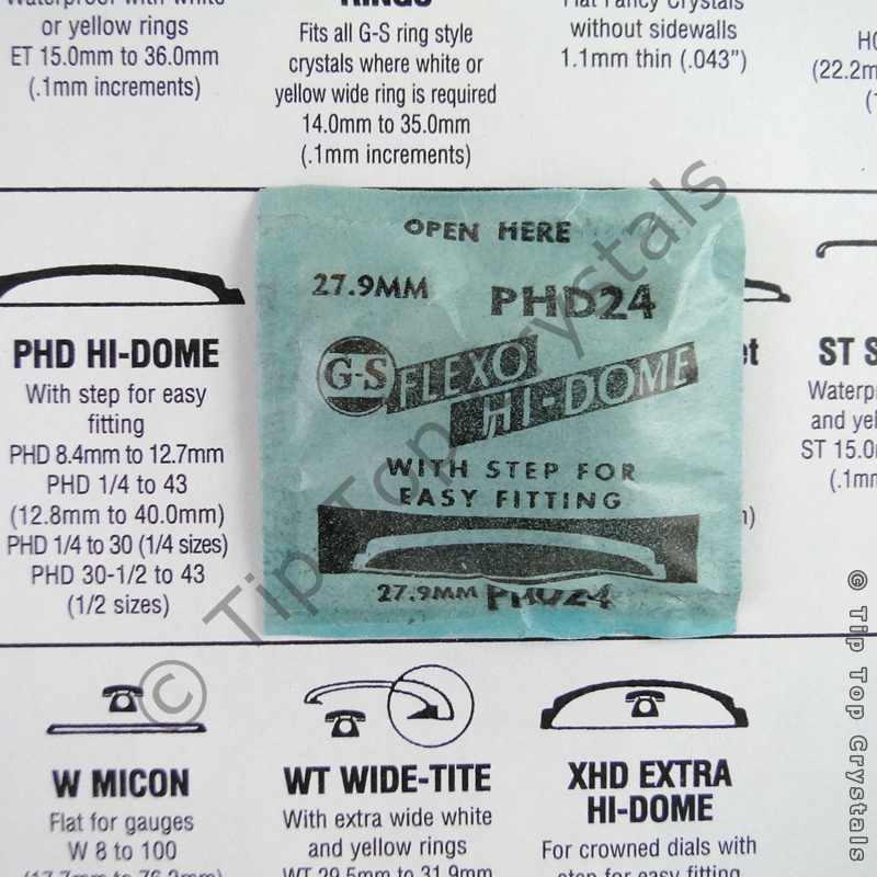 GS PHD 24 Watch Crystal - Click Image to Close