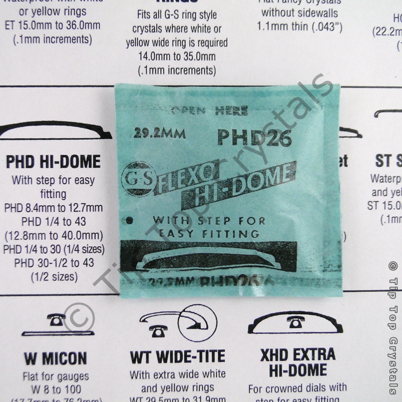 GS PHD 26 Watch Crystal - Click Image to Close