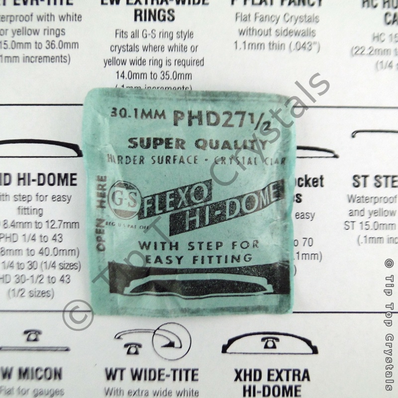 GS PHD 27-1/2 Watch Crystal - Click Image to Close