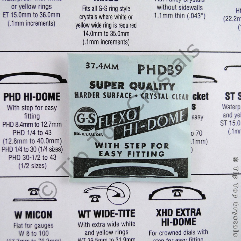 GS PHD 39 Watch Crystal - Click Image to Close
