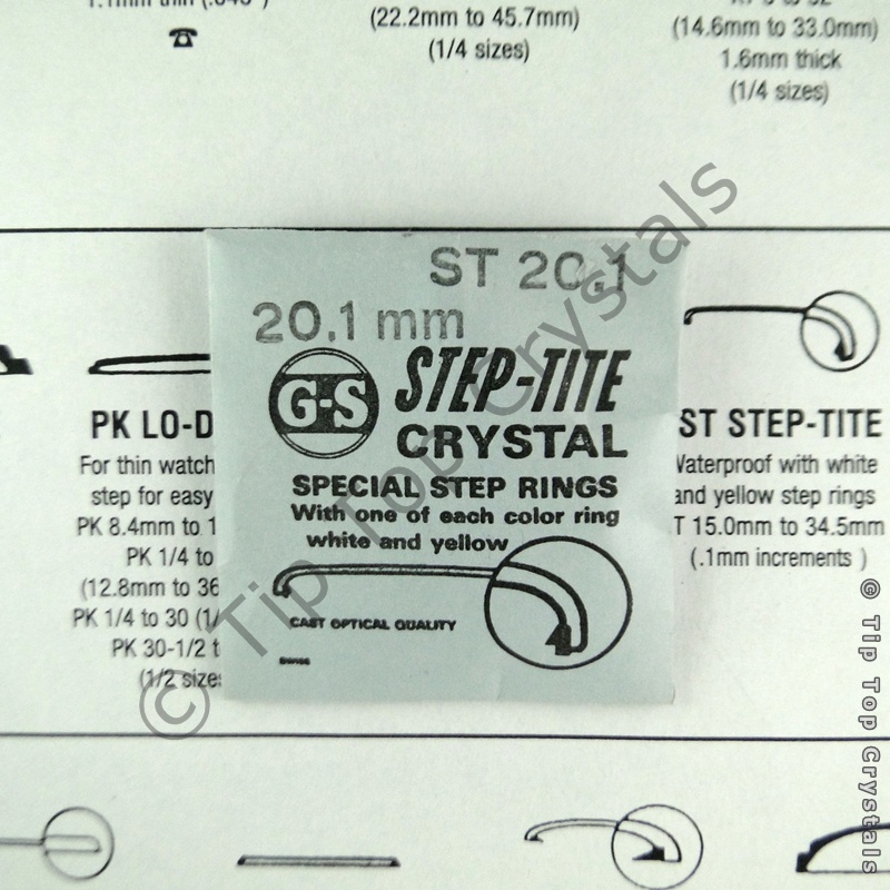 GS ST 20.1mm Watch Crystal - Click Image to Close