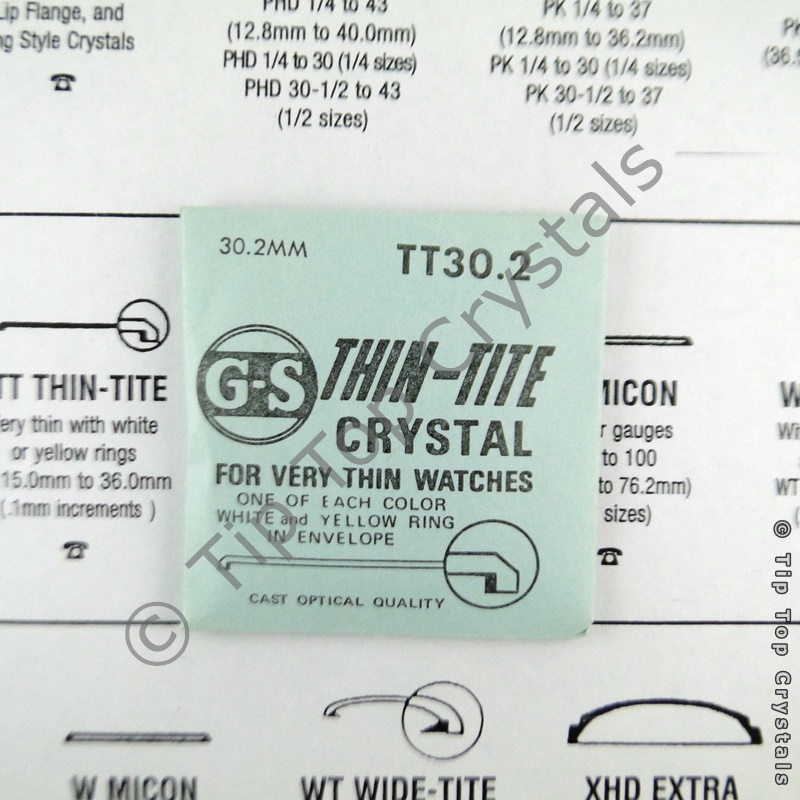 GS TT 30.2mm Watch Crystal - Click Image to Close