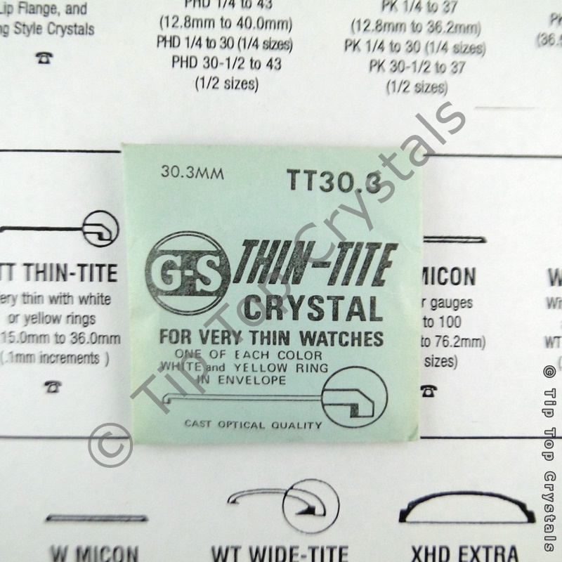 GS TT 30.3mm Watch Crystal - Click Image to Close