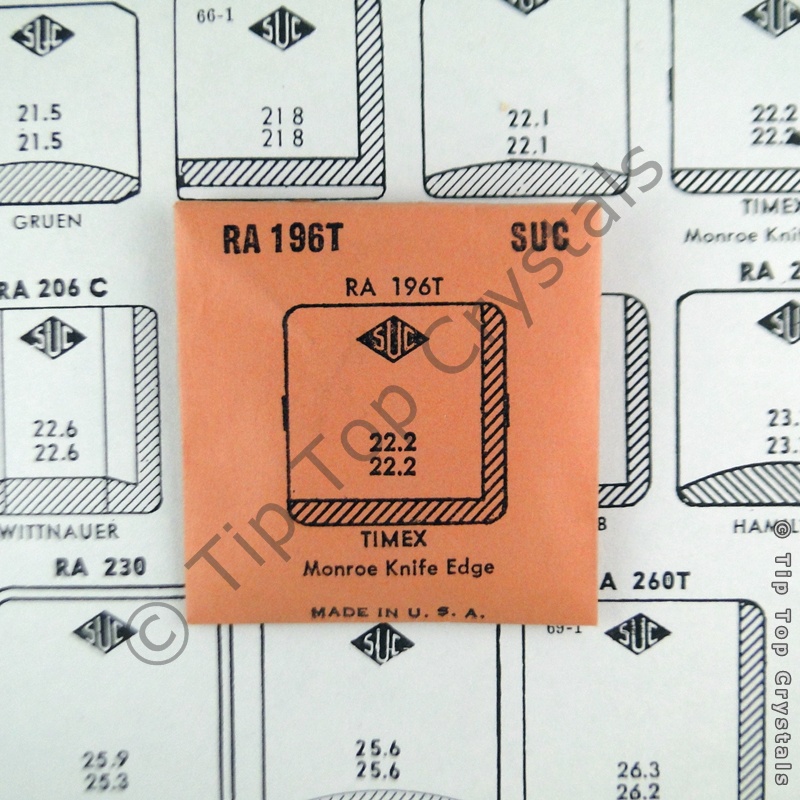 SUC RA196T Watch Crystal - Click Image to Close