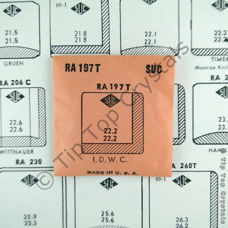 SUC RA197T Watch Crystal - Click Image to Close