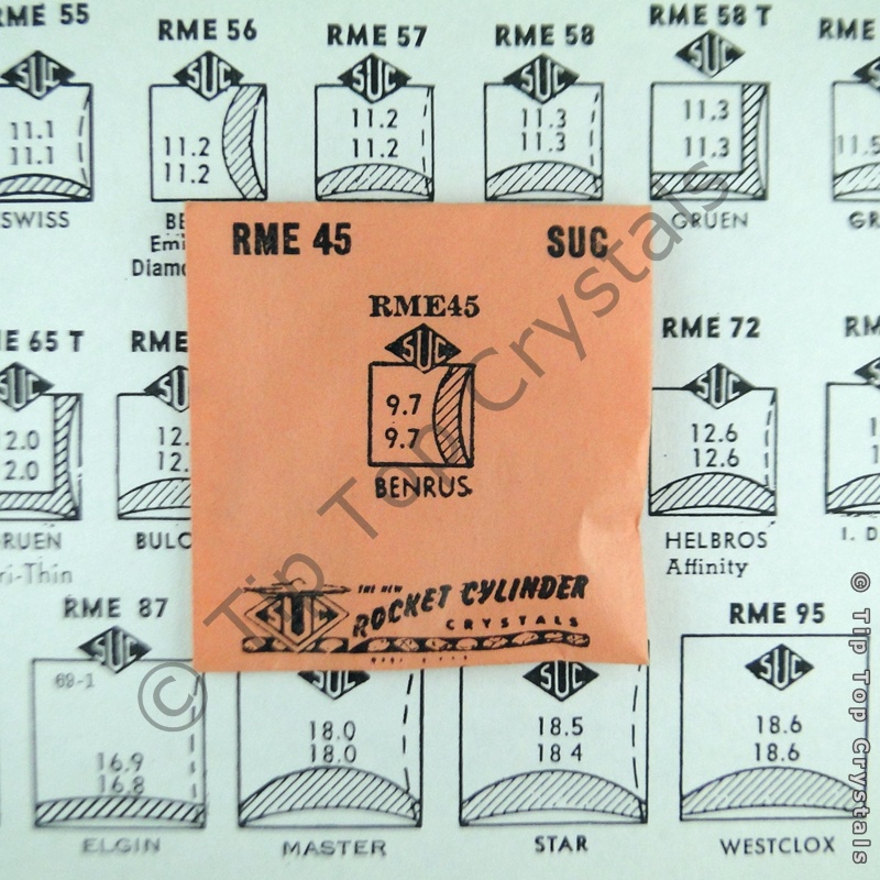 SUC RME45 Watch Crystal - Click Image to Close