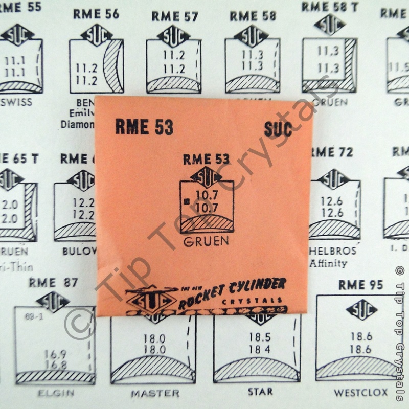 SUC RME53 Watch Crystal - Click Image to Close