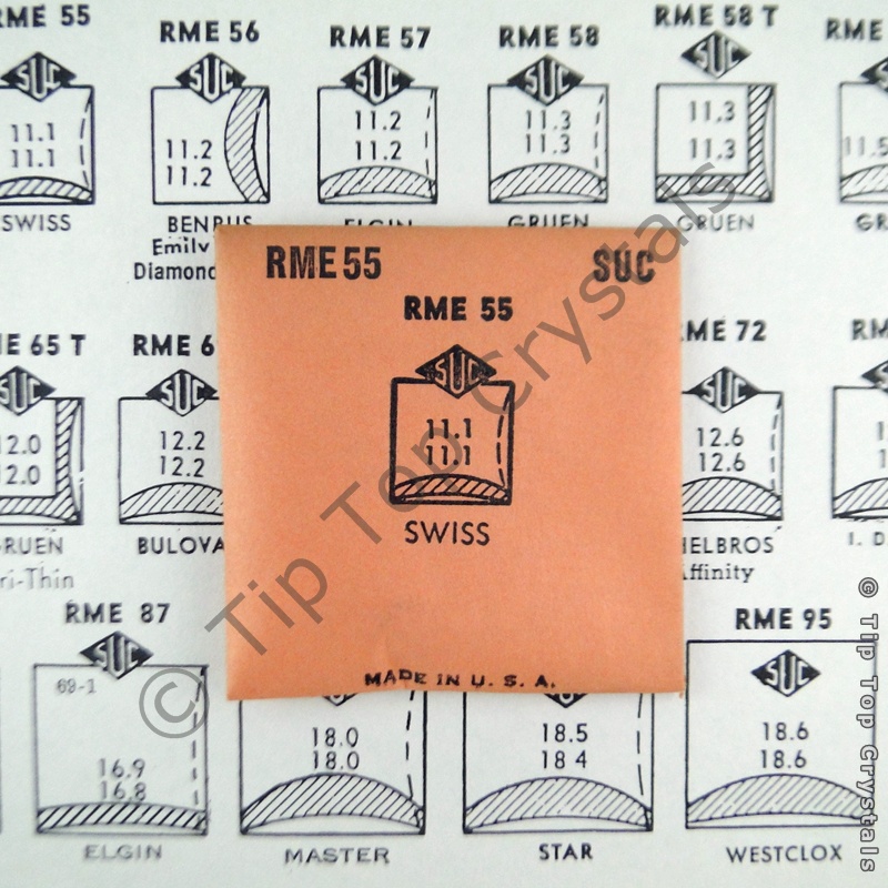 SUC RME55 Watch Crystal - Click Image to Close