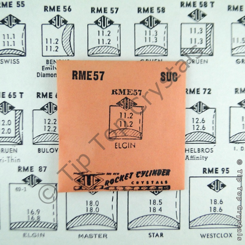 SUC RME57 Watch Crystal - Click Image to Close