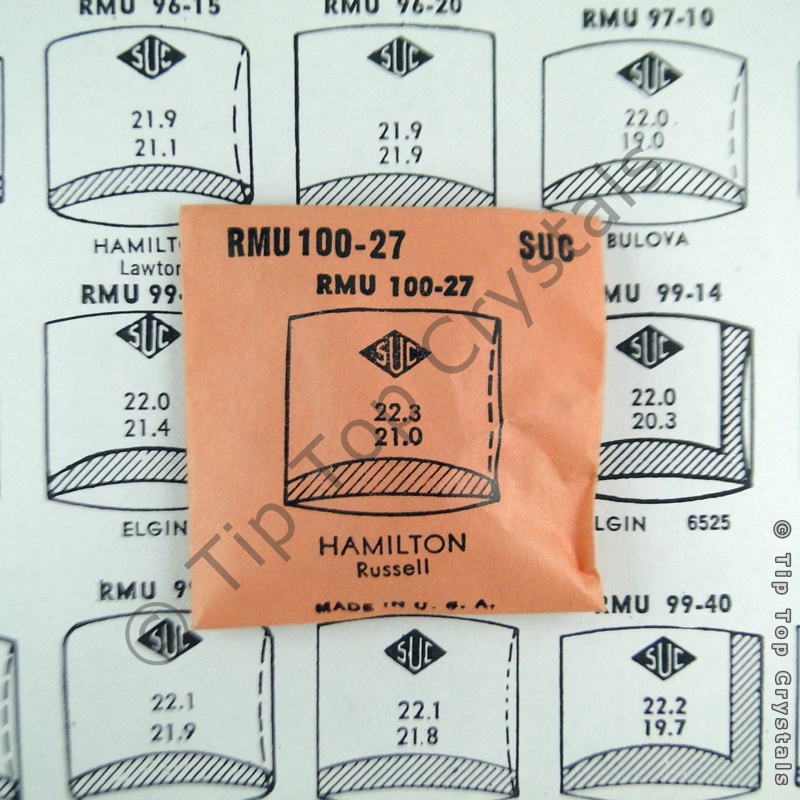 SUC RMU100-27 Watch Crystal - Click Image to Close