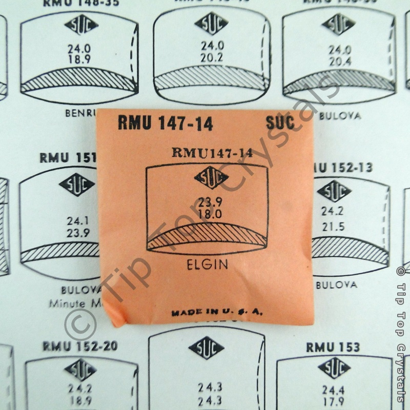 SUC RMU147-14 Watch Crystal - Click Image to Close