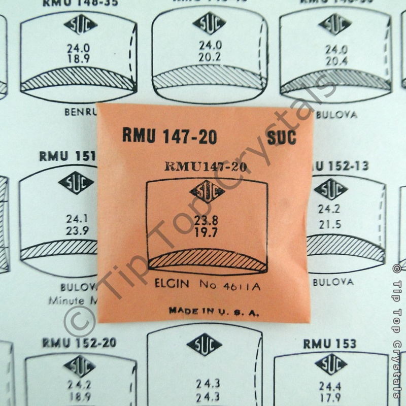 SUC RMU147-20 Watch Crystal - Click Image to Close
