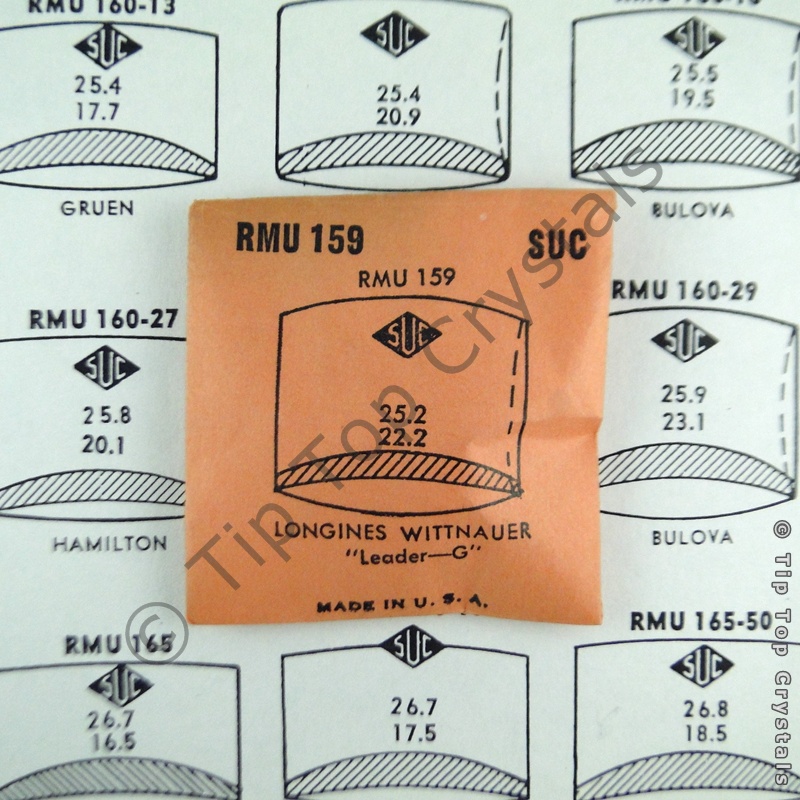 SUC RMU159 Watch Crystal - Click Image to Close