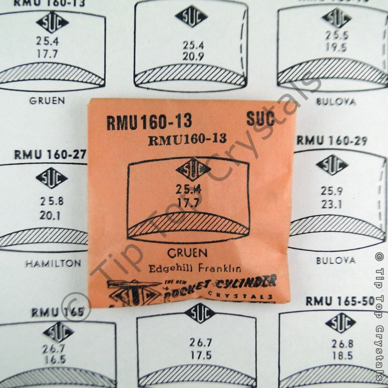 SUC RMU160-13 Watch Crystal - Click Image to Close