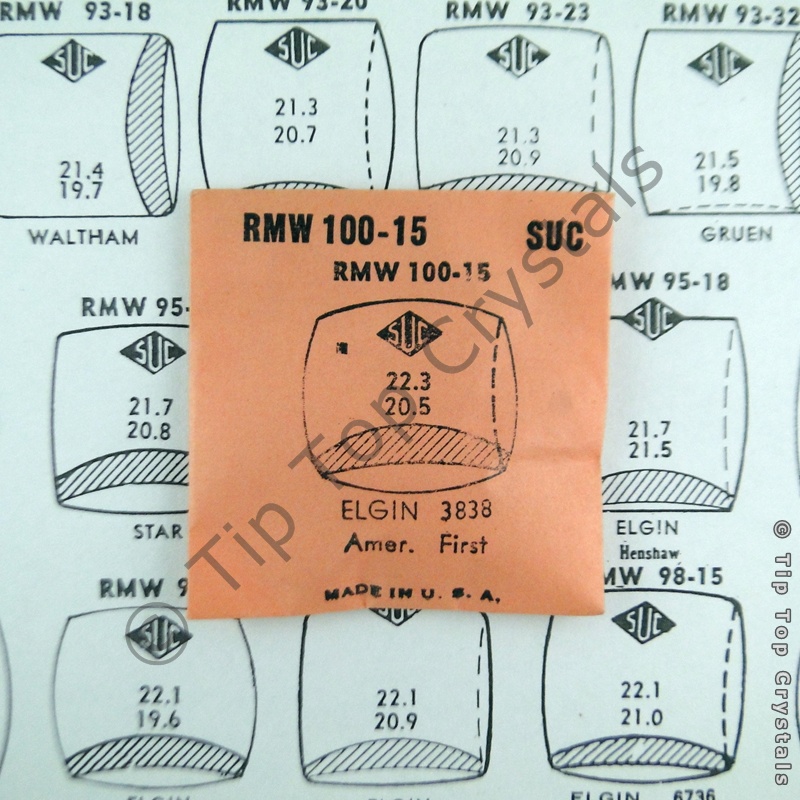 SUC RMW100-15 Watch Crystal - Click Image to Close