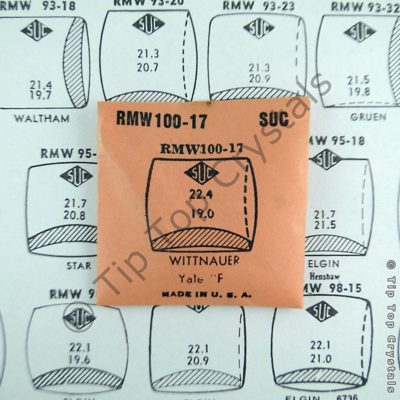 SUC RMW100-17 Watch Crystal - Click Image to Close