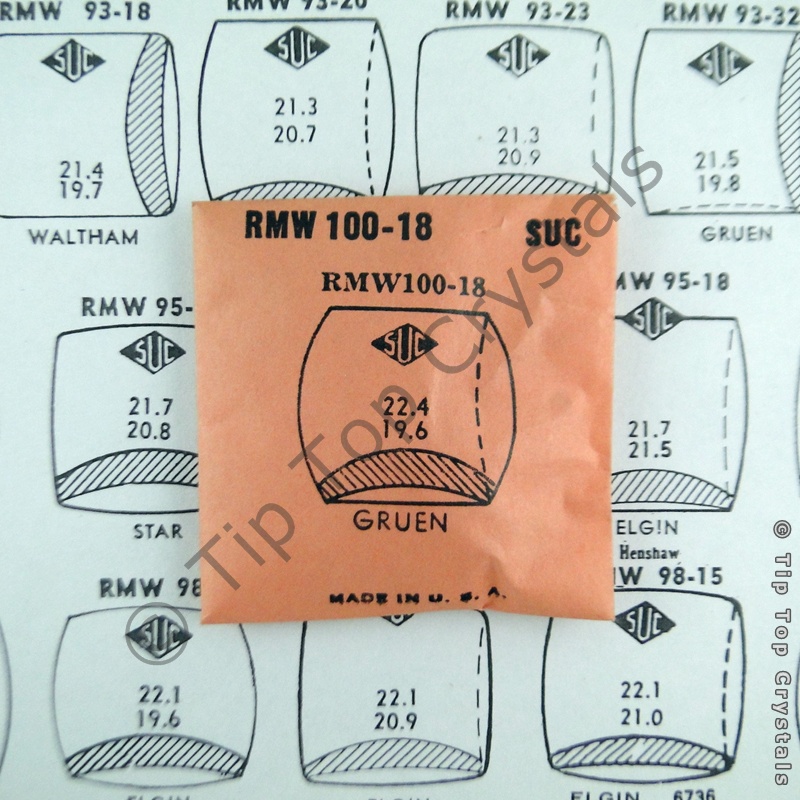 SUC RMW100-18 Watch Crystal - Click Image to Close