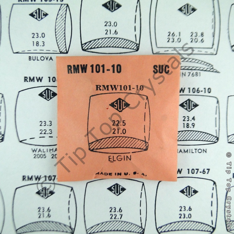 SUC RMW101-10 Watch Crystal - Click Image to Close