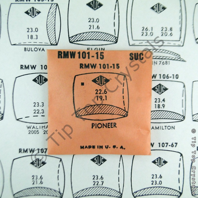 SUC RMW101-15 Watch Crystal - Click Image to Close