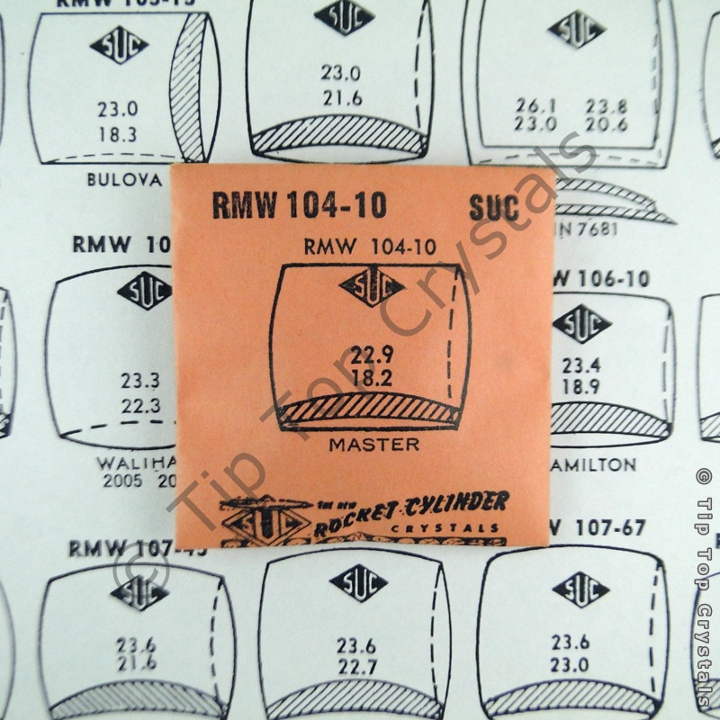 SUC RMW104-10 Watch Crystal - Click Image to Close