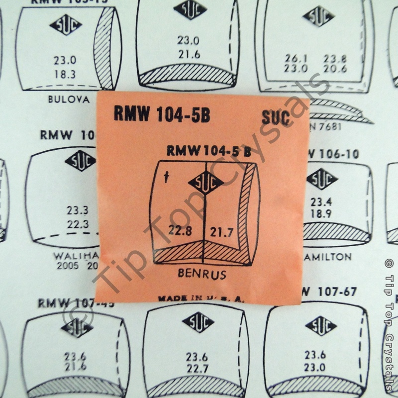 SUC RMW104-5B Watch Crystal - Click Image to Close