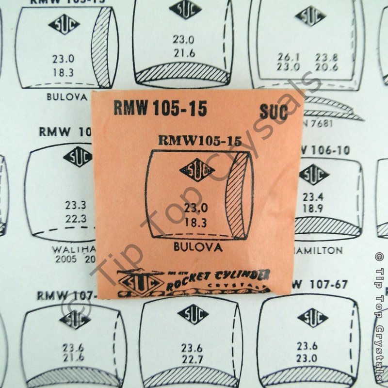 SUC RMW105-15 Watch Crystal - Click Image to Close