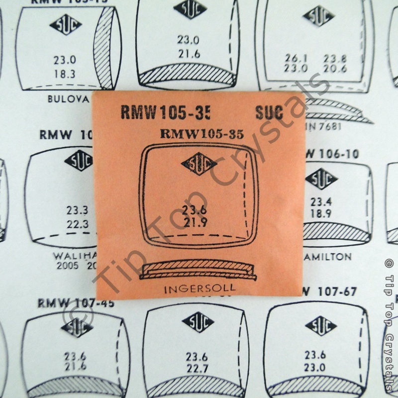 SUC RMW105-35 Watch Crystal - Click Image to Close