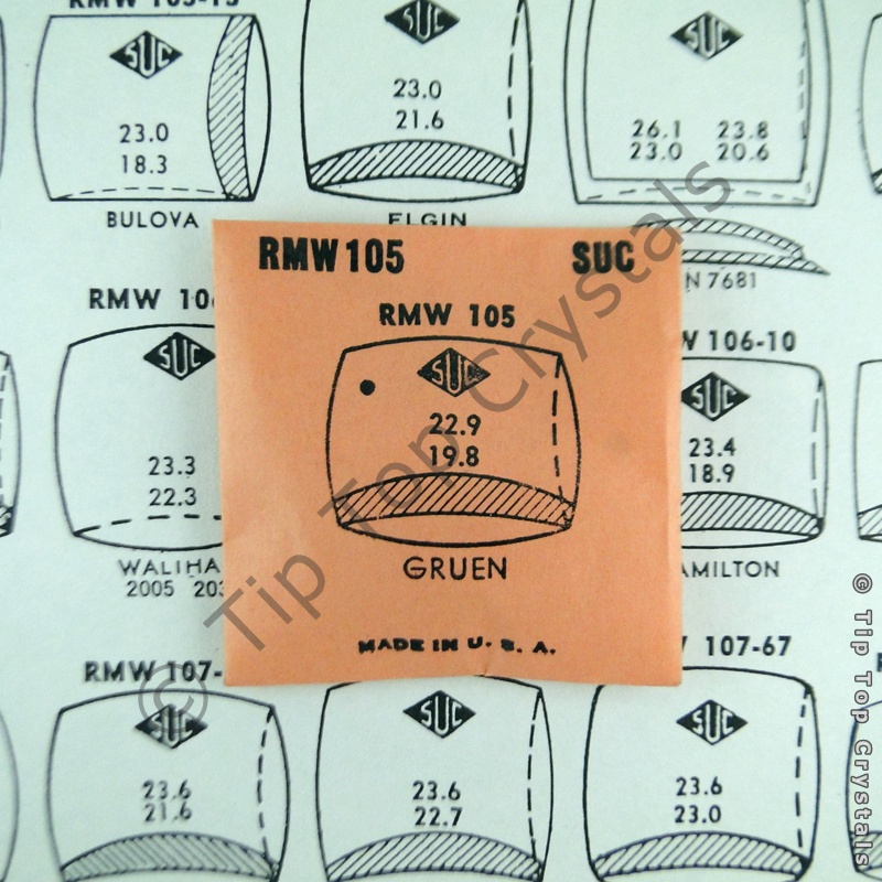 SUC RMW105 Watch Crystal - Click Image to Close