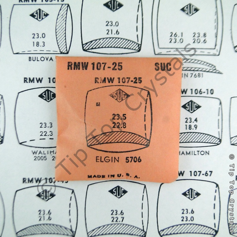 SUC RMW107-25 Watch Crystal - Click Image to Close