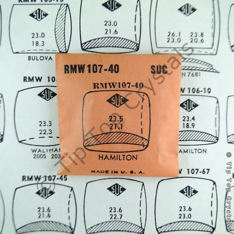 SUC RMW107-40 Watch Crystal - Click Image to Close