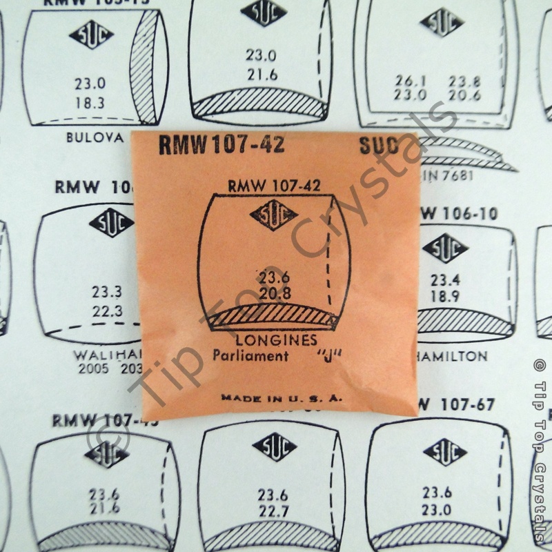 SUC RMW107-42 Watch Crystal - Click Image to Close