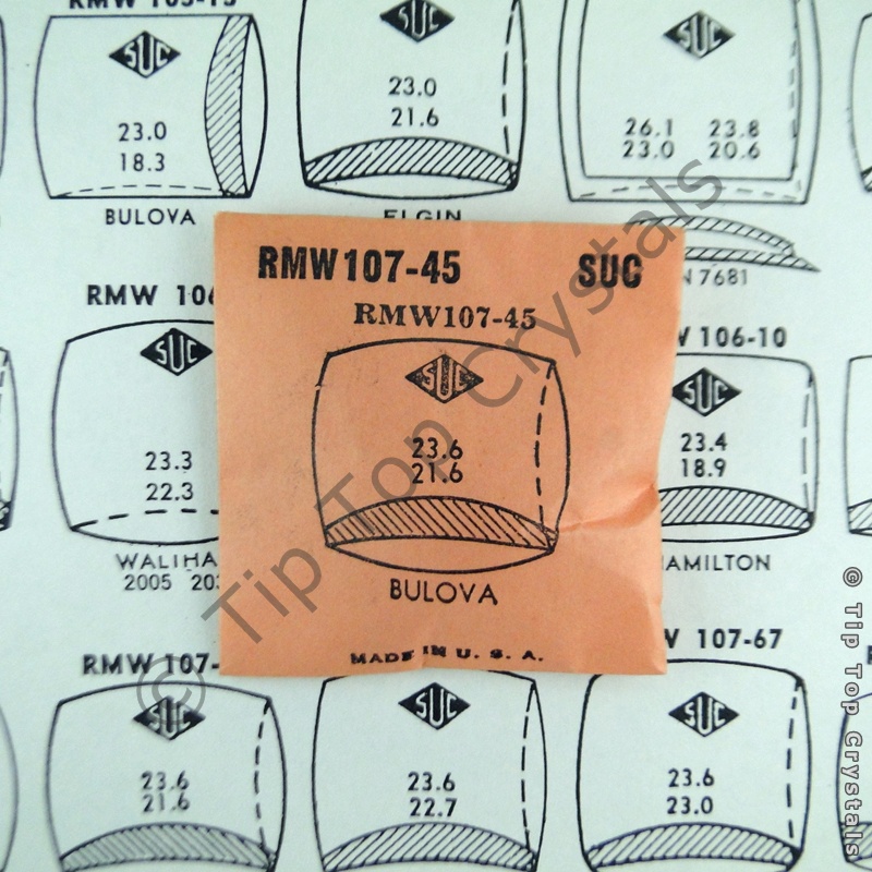 SUC RMW107-45 Watch Crystal - Click Image to Close