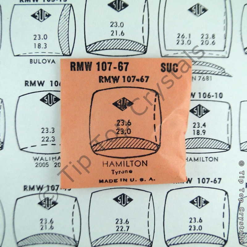 SUC RMW107-67 Watch Crystal - Click Image to Close