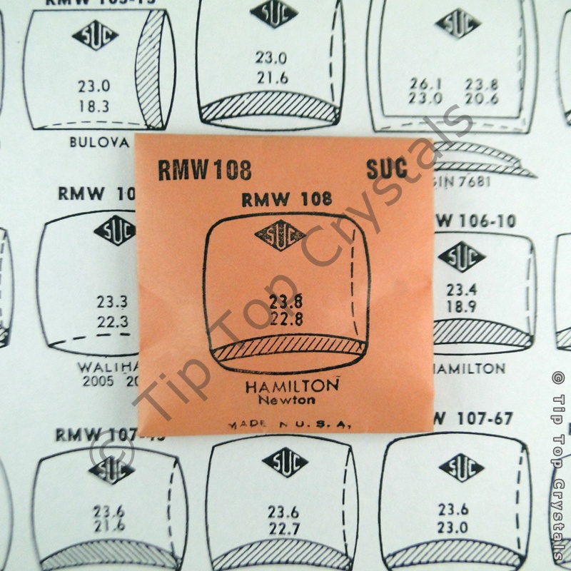 SUC RMW108 Watch Crystal - Click Image to Close