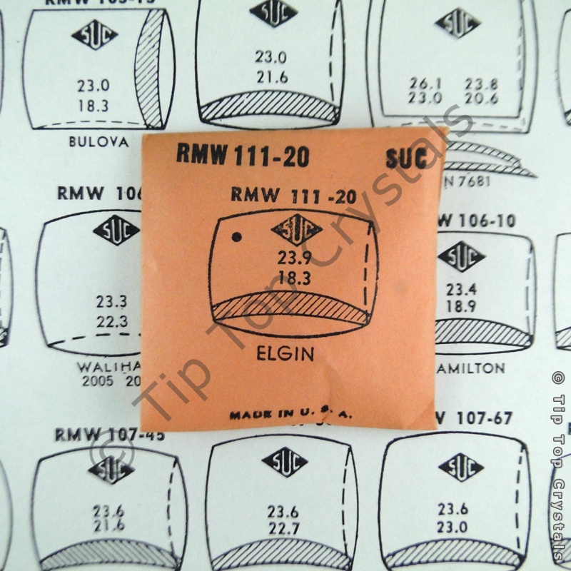 SUC RMW111-20 Watch Crystal - Click Image to Close