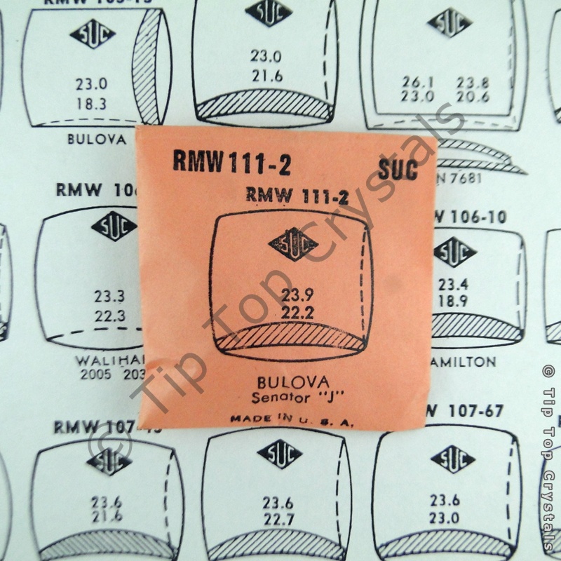 SUC RMW111-2 Watch Crystal - Click Image to Close