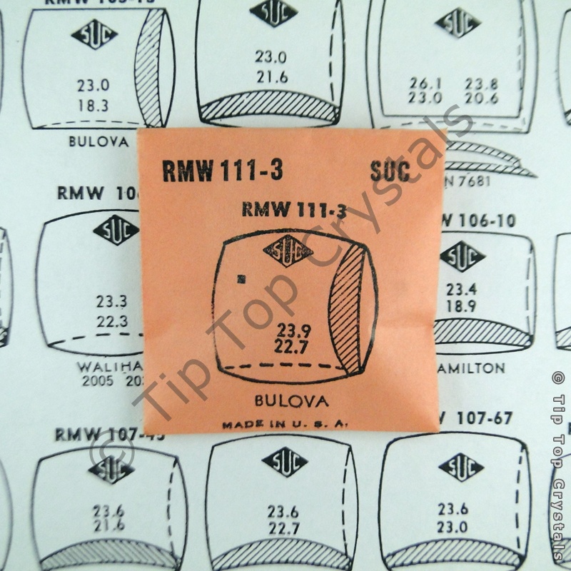 SUC RMW111-3 Watch Crystal - Click Image to Close
