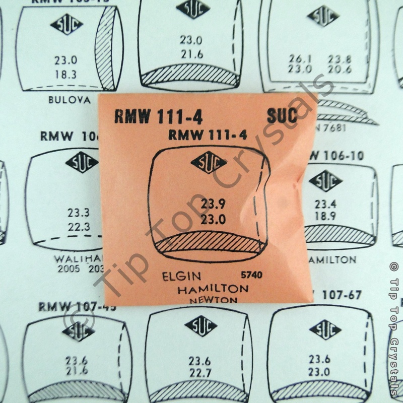 SUC RMW111-4 Watch Crystal - Click Image to Close