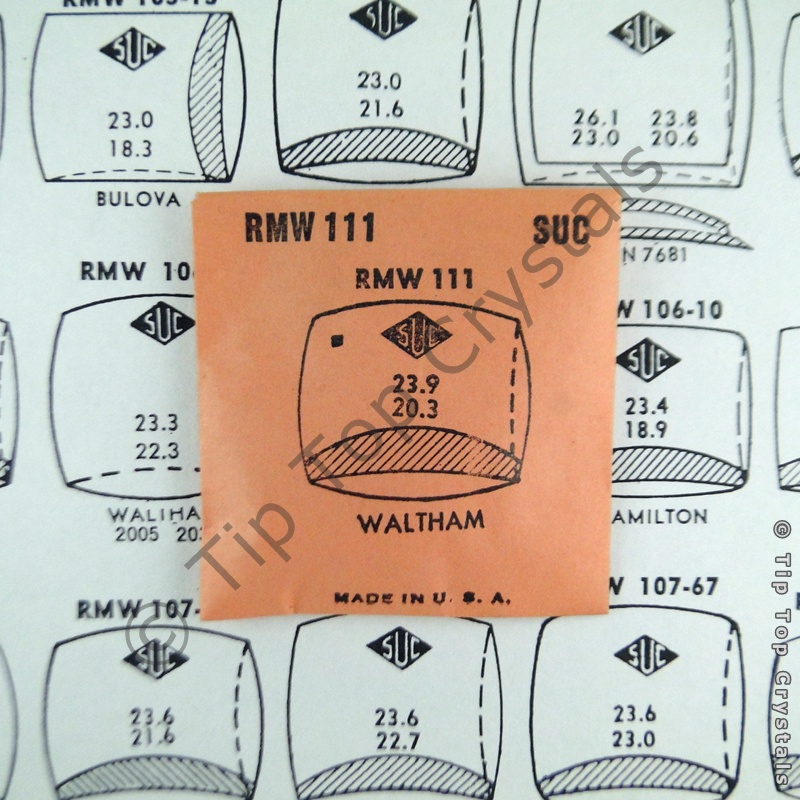 SUC RMW111 Watch Crystal - Click Image to Close