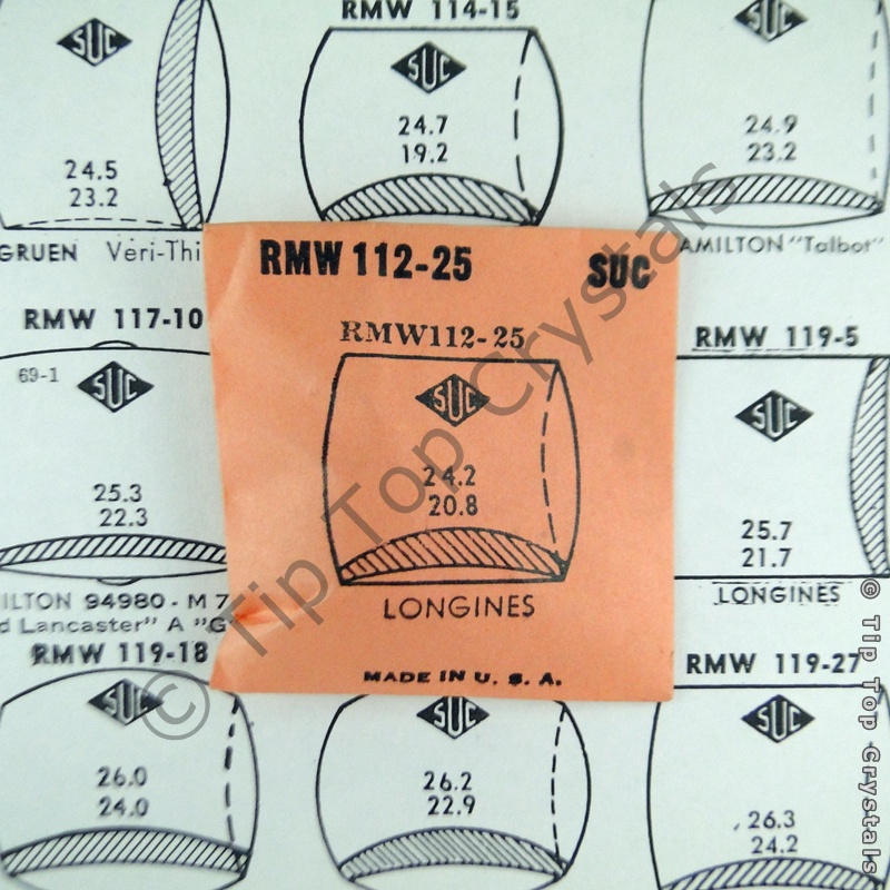 SUC RMW112-25 Watch Crystal - Click Image to Close