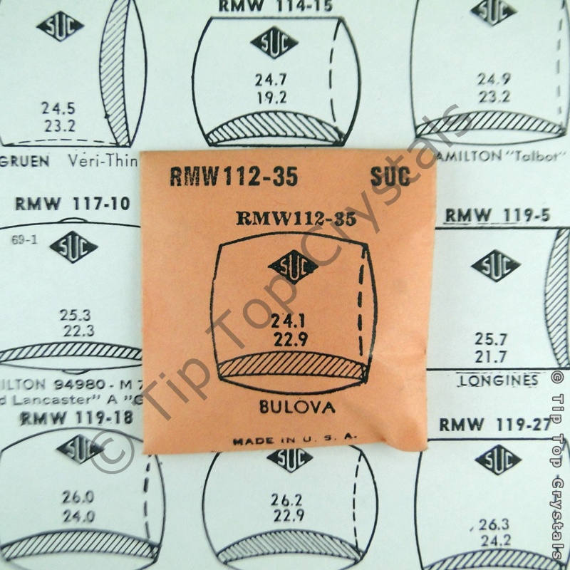 SUC RMW112-35 Watch Crystal - Click Image to Close