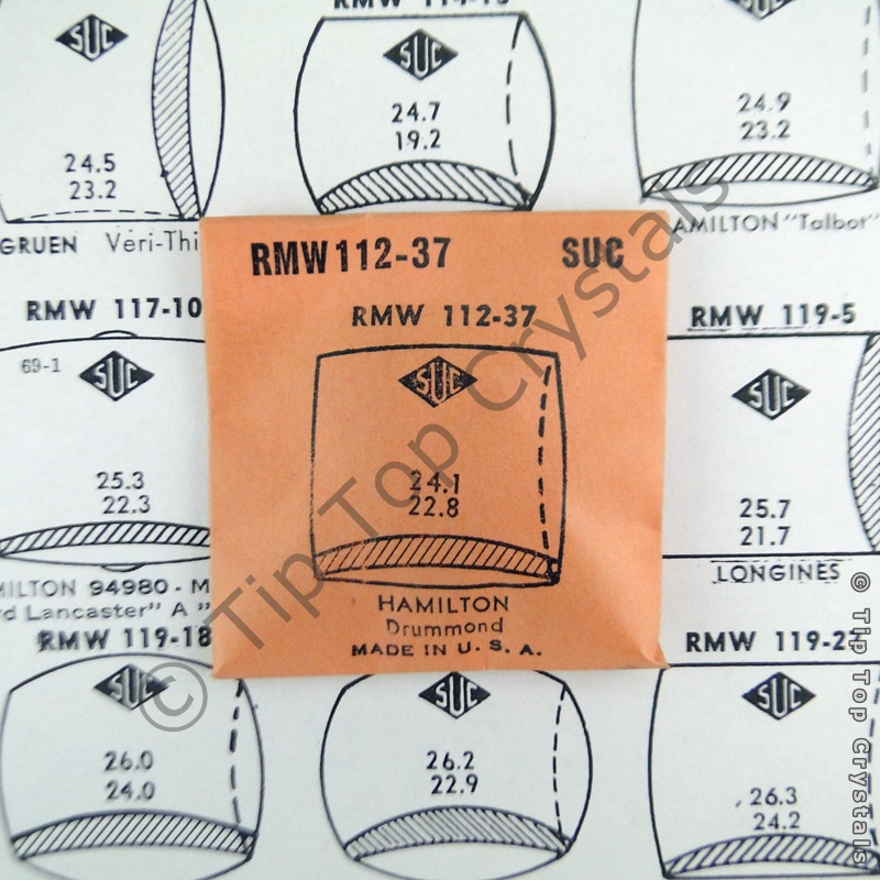 SUC RMW112-37 Watch Crystal - Click Image to Close