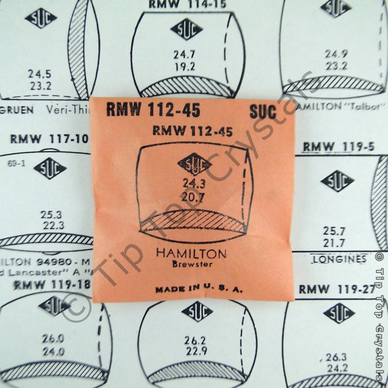 SUC RMW112-45 Watch Crystal - Click Image to Close