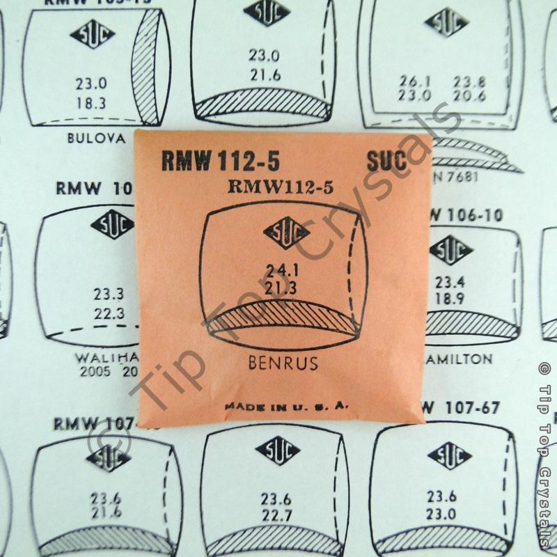 SUC RMW112-5 Watch Crystal - Click Image to Close