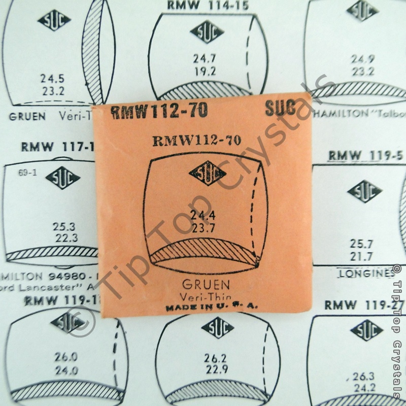 SUC RMW112-70 Watch Crystal - Click Image to Close