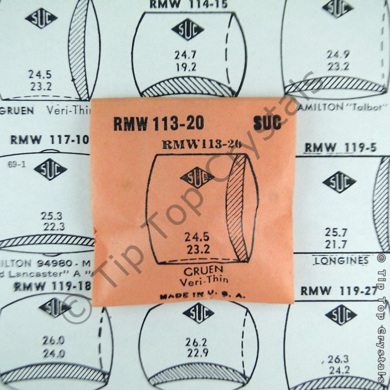 SUC RMW113-20 Watch Crystal - Click Image to Close