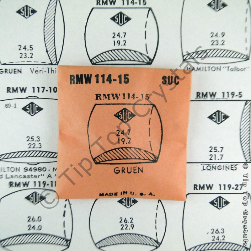 SUC RMW114-15 Watch Crystal - Click Image to Close